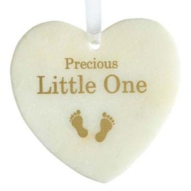 Marble Hanging Heart New Baby Decoration In 3 Designs