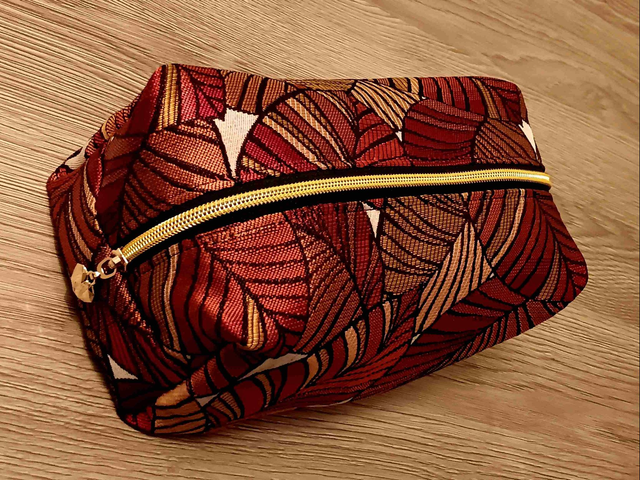 Trousse de toilette artisanale – Tissus français - Fait main en Vendée