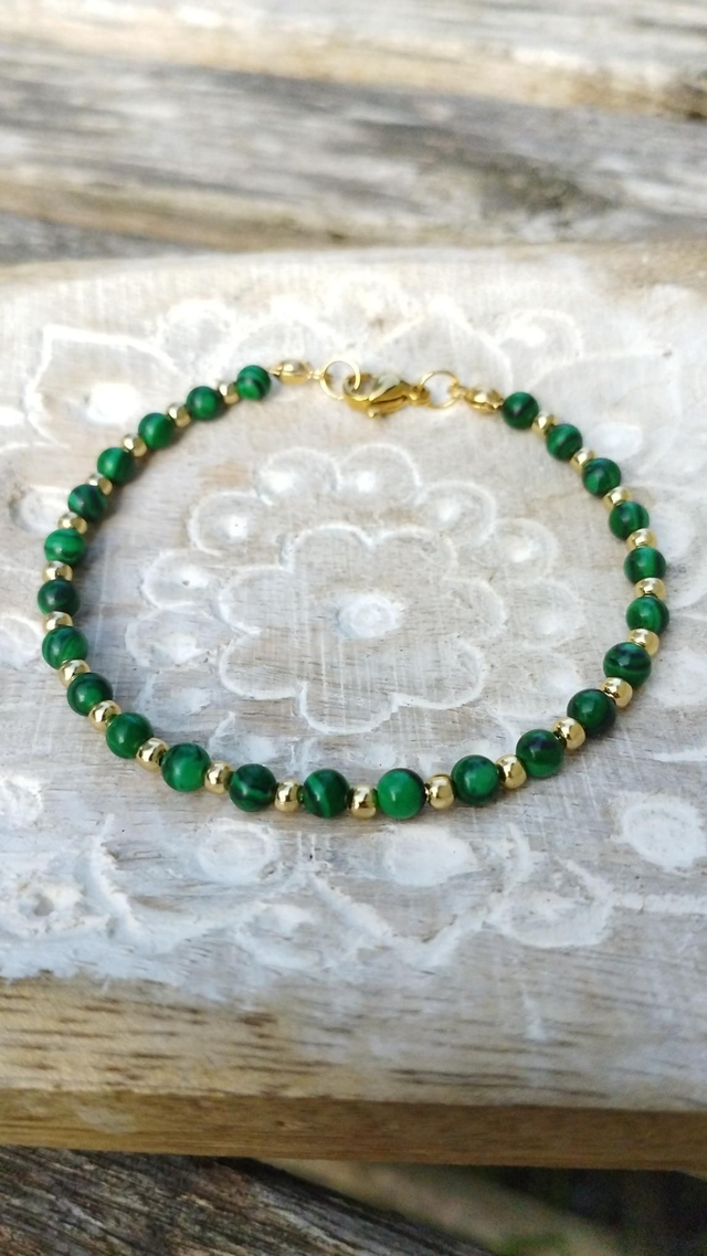 Bracelet en Malachite 