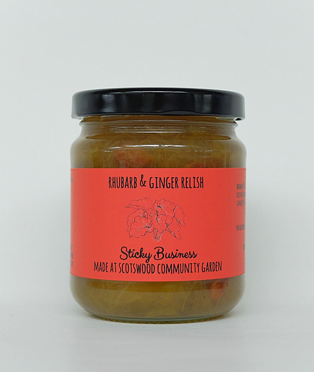 Rhubarb &amp; Ginger Relish