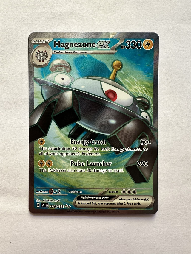 Magnezone ex – Scarlet &amp; Violet: Paradox Rift #226/198 (Full Art Illustration Rare