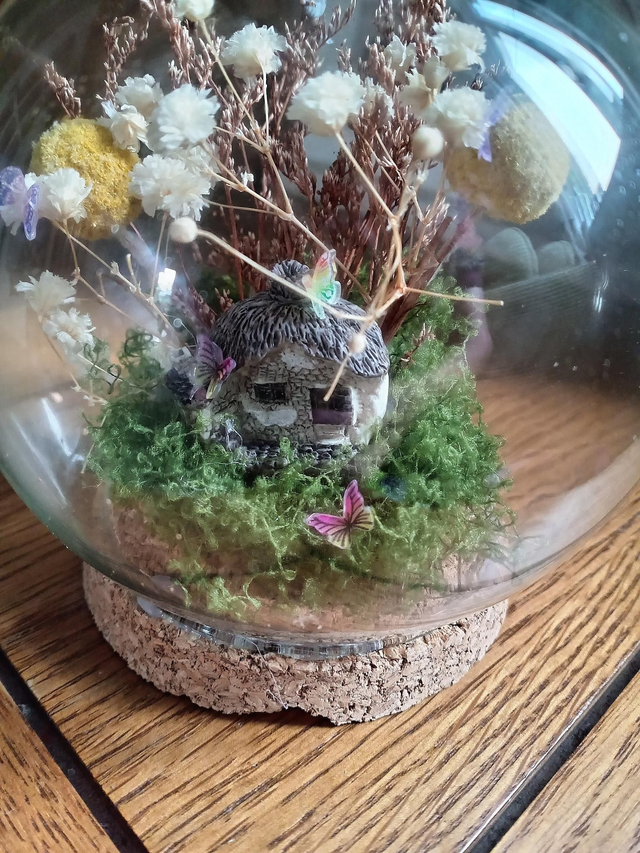 Grey Fairy House Orb