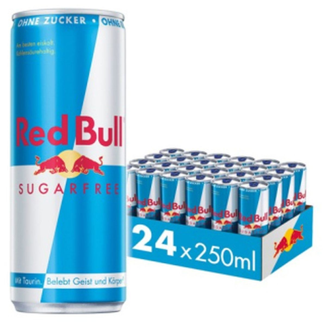 DPG Red Bull Energy Sugarfree ohne Zucker Ds. 0,25l (24 x 0,25 L)