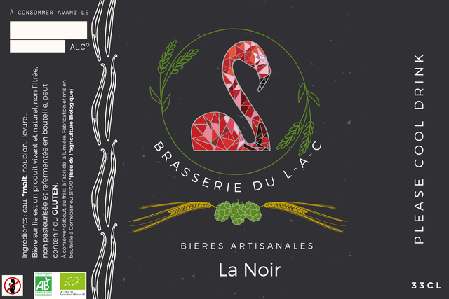 Bière &quot;La Noir&quot;