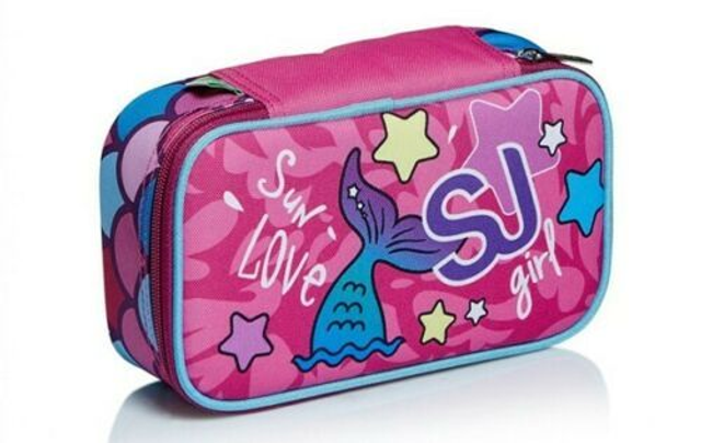  ASTUCCIO SEVEN QUICK CASE SWEET WAVE SIRENA COMPLETO CON GIOTTO E FRIXION