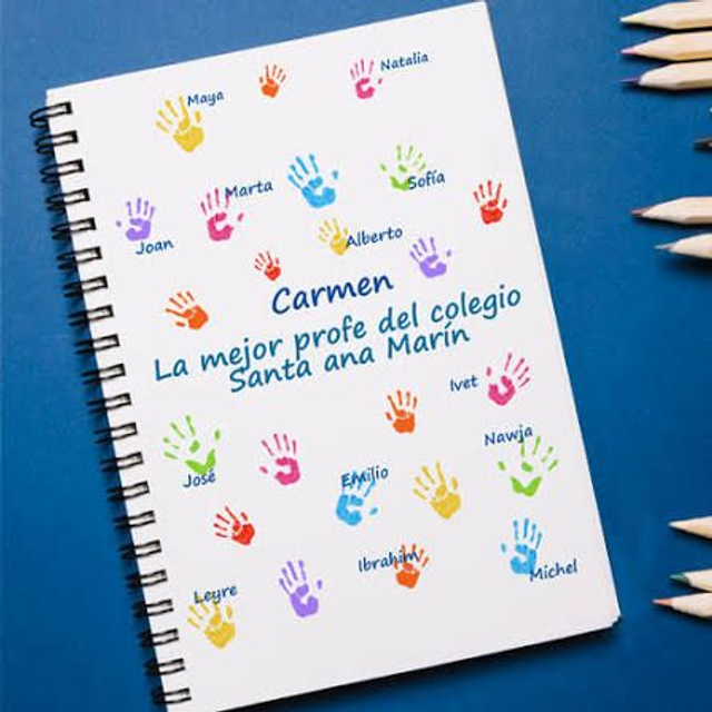 Libreta personalizada grande