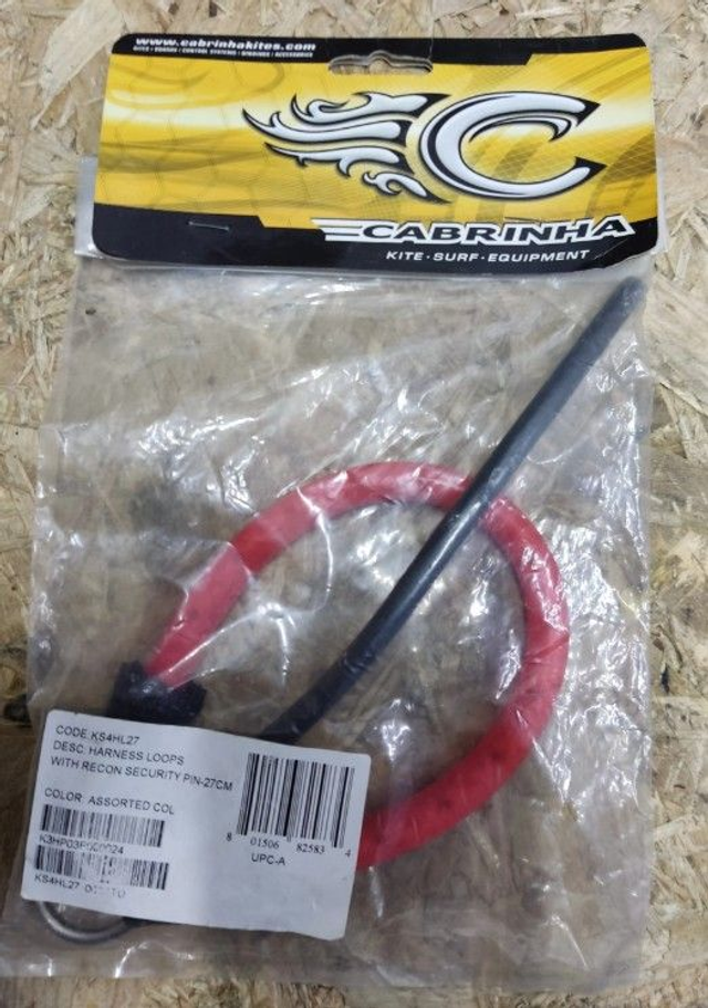 New Cabrinha Harness Loops with Recon Security Pin 27cm