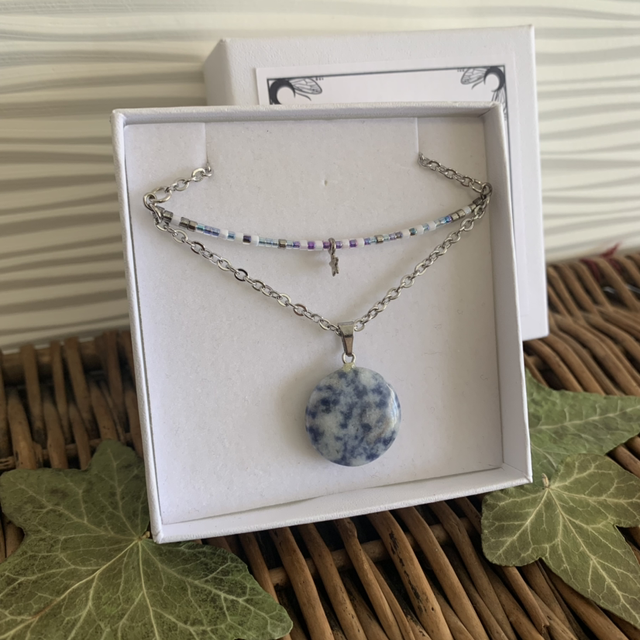 Braderie des Fées - Collier Segment Sodalite