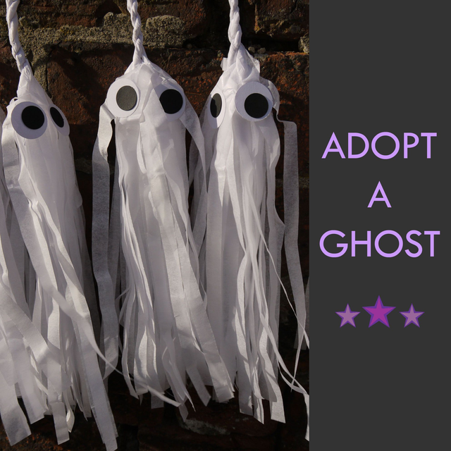 Ghost tassels Halloween decoration