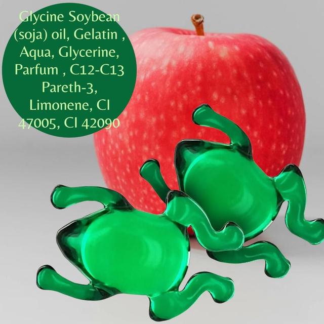 Perle de bain grenouille parfum pomme