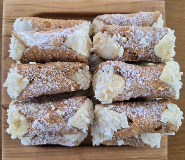 Cannoli weisse Schokolade