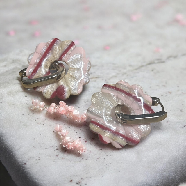 Pampilles interchangeables avec créoles en acier inoxydable 