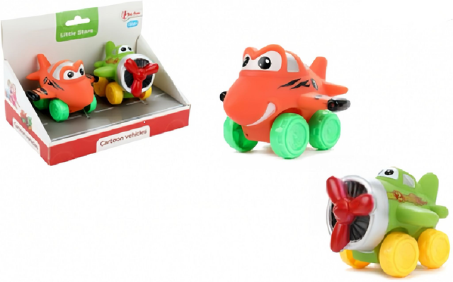 Speelgoed vliegtuigjes 2 stuks