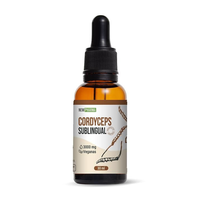 Cordyceps Sublingual Newpharma Sin Sabor – Energía, Resistencia y Vitalidad