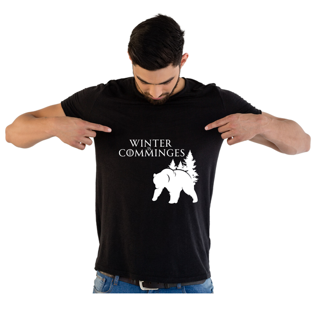 T-shirt Winter is Comminges Ours