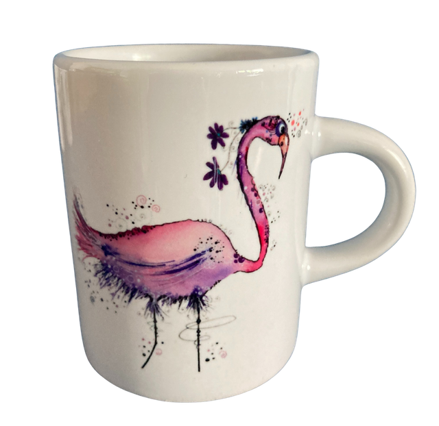 Keramiktasse "Flamingo"