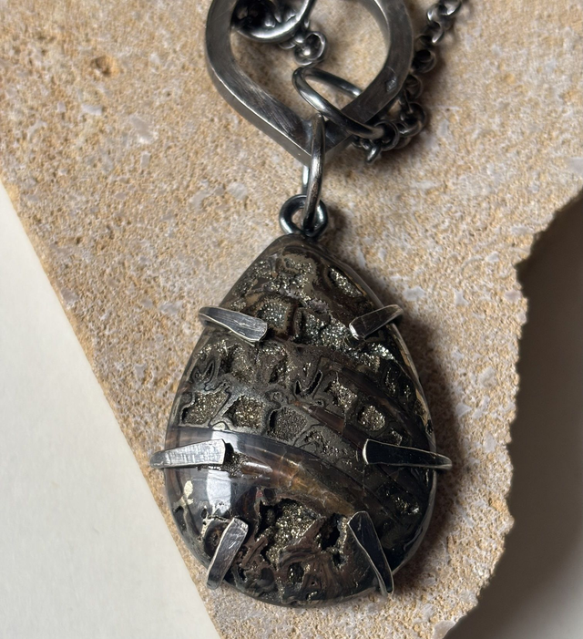 Collier Ammonite Pyritisée