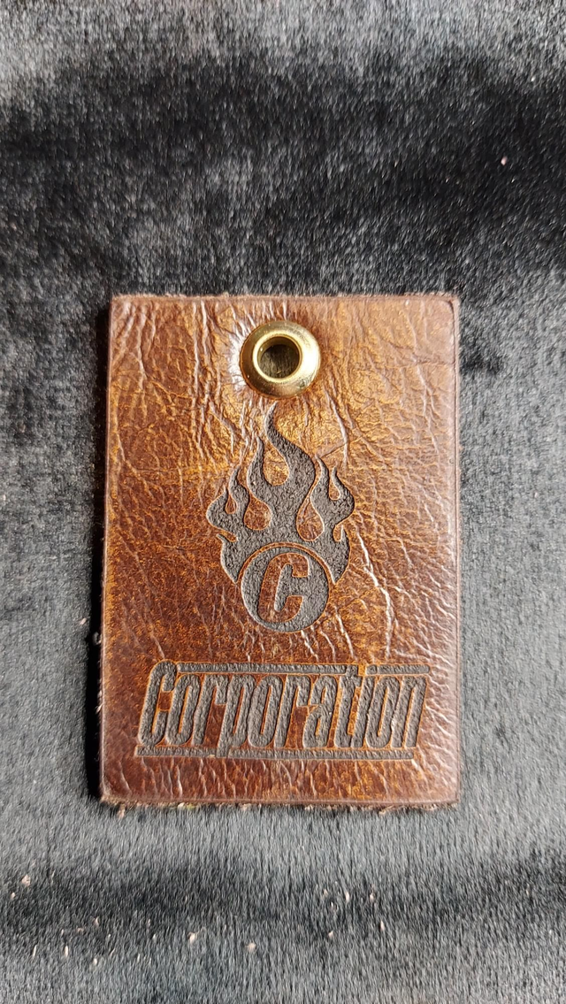037 / 100 2nd Limited Edition Genuine CORP SOFA Leather Keyring