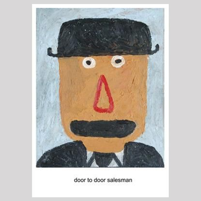 door to door salesman 