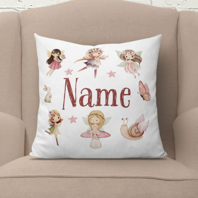 Personalised Fairy Cushion
