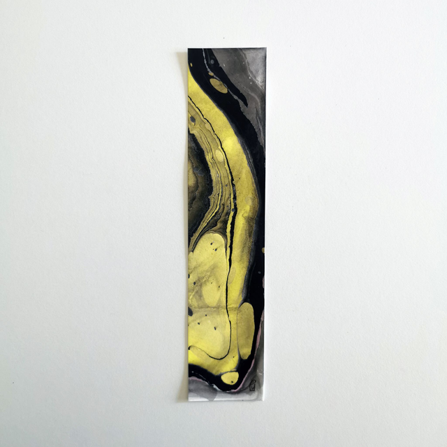 Marque-page Suminagachi