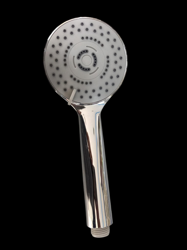 Doccia anticalcare in ABS cromato 3 getti