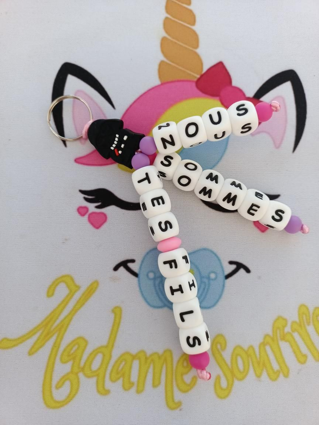 Porte clés 3 branches liées Dark