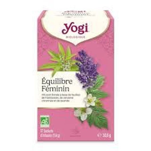 Yogi Tea Équilibre Féminin BIO | Tisane Bien-être 17 Sachets