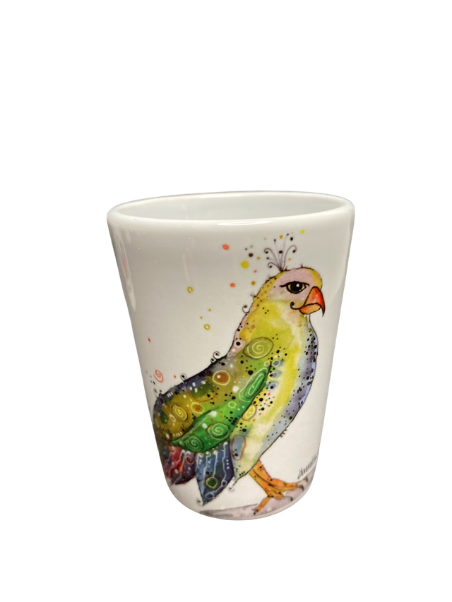 Schnapsglas Keramik "Falke"