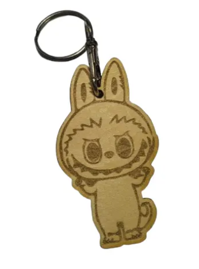 LabuBulle – Porte-clés en Bois Personnalisable