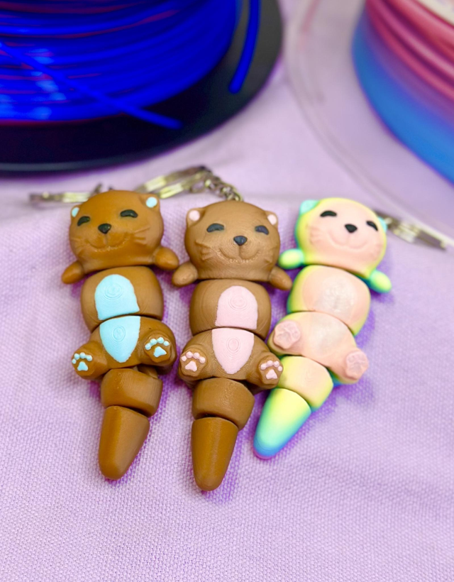 Porte clés Loutre articulée