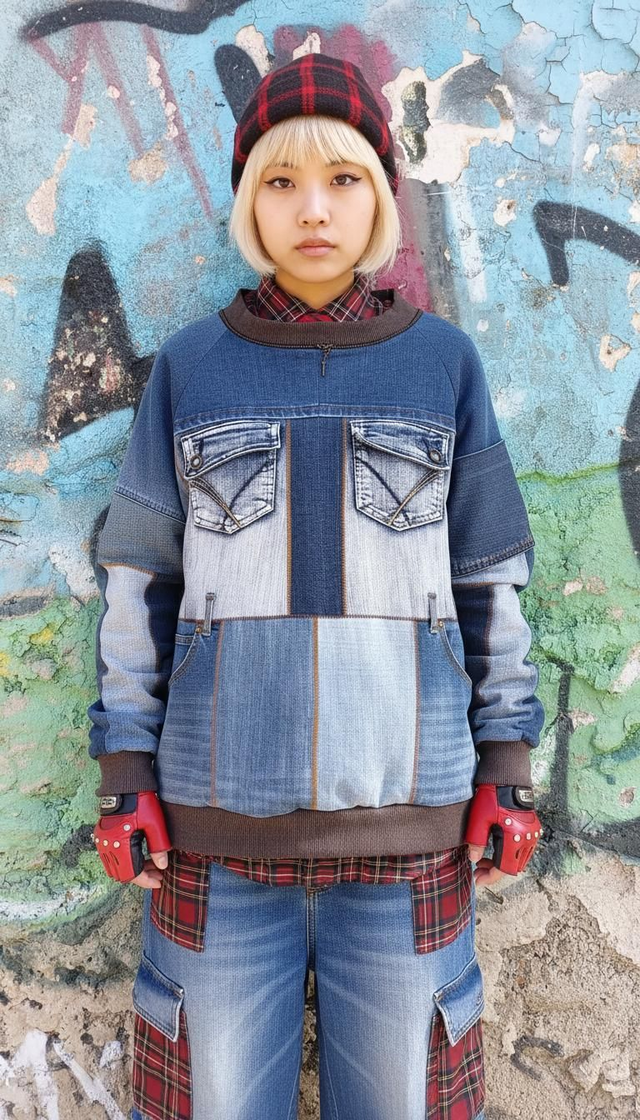 Felpa cappuccio staccabile 