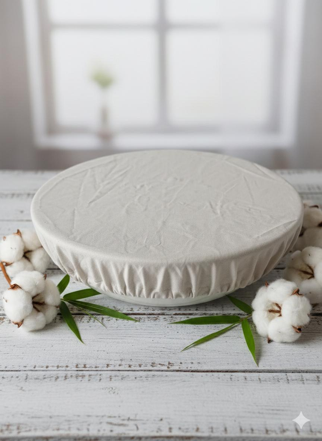 Couvre plat taille M rose pale