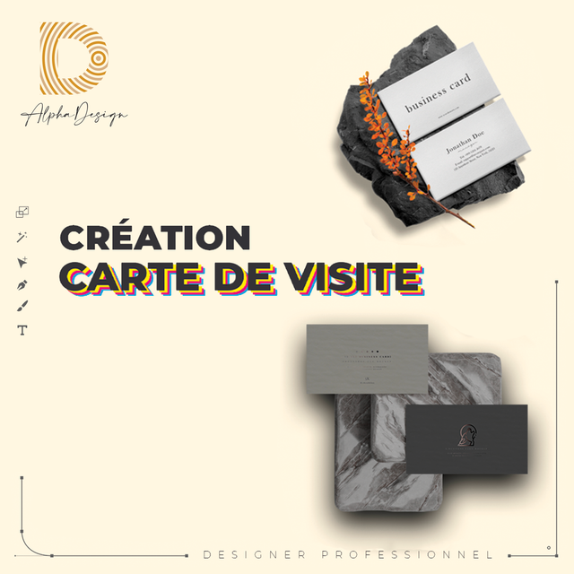 CRÉATION - CARTES DE VISITE