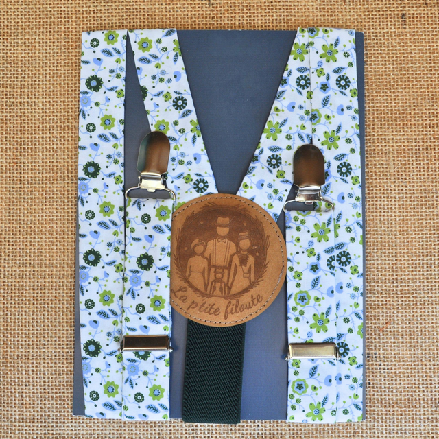 Bretelles kid’s - Flora - Fjord