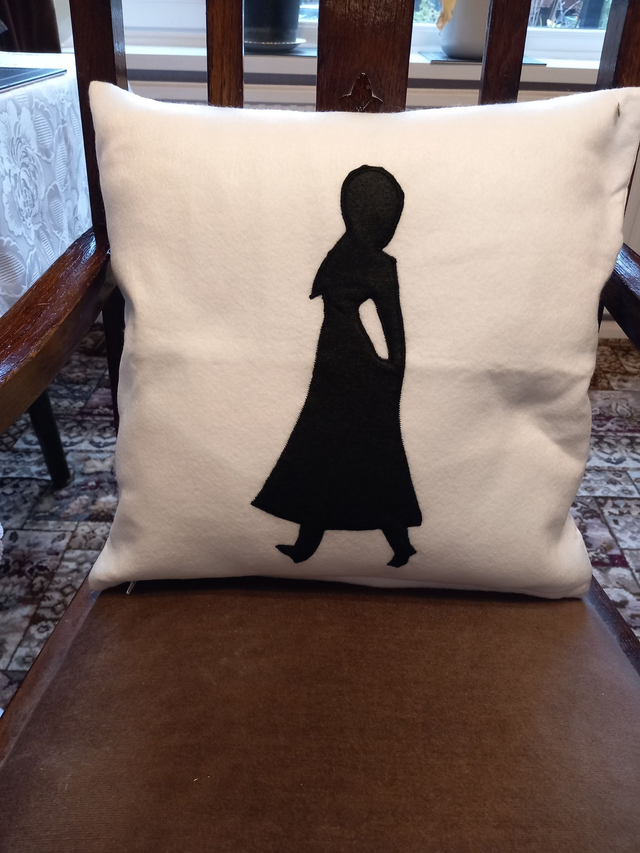 Princess Silhouette Cushion Cover