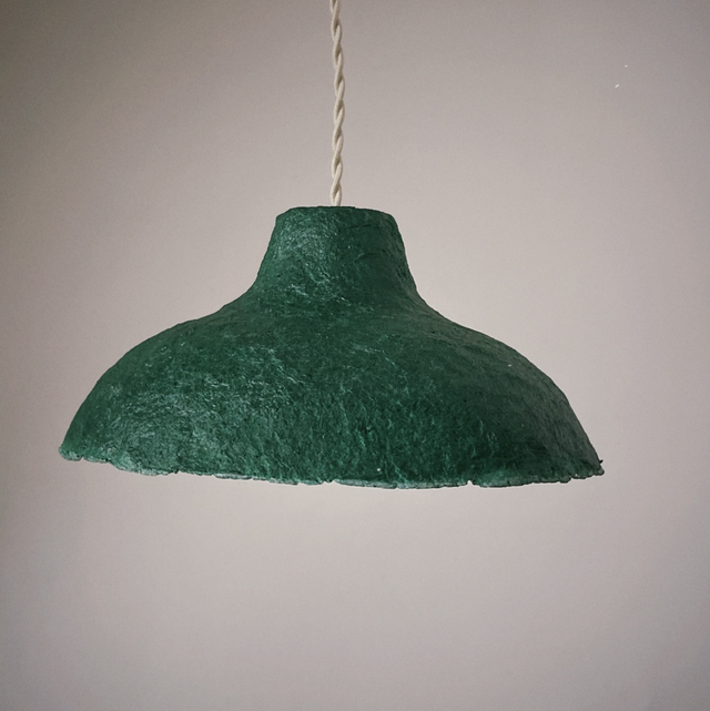Abat jour suspension Paris vert foncé