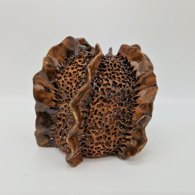 Miniature Ceramic Sea Urchin Sculpture 