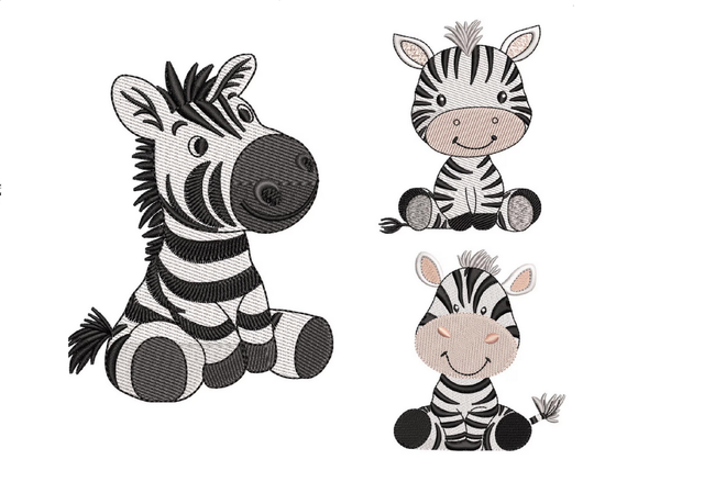 Broderies animaux enfant