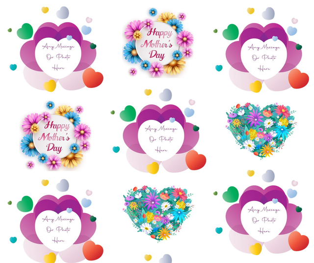 Flower / Mothers Day Gift Wrap 1