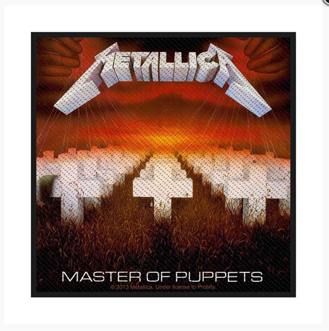 METALLICA STANDARD PATCH: MASTER OF PUPPETS