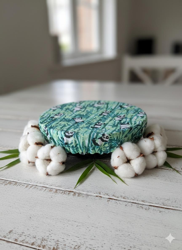 Couvre plat taille M vert koala 