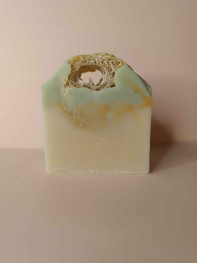 Loofah Soap with Mango Butter
