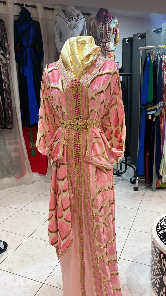 Takchita 3xl velours tlija rose