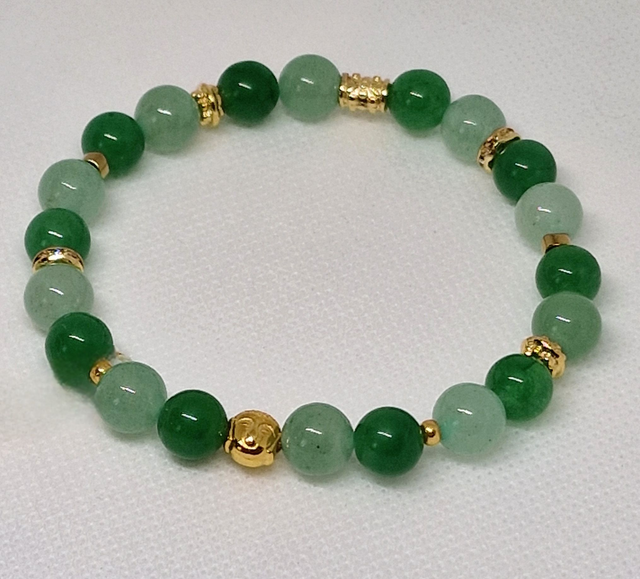 Bracelet Aventurine verte