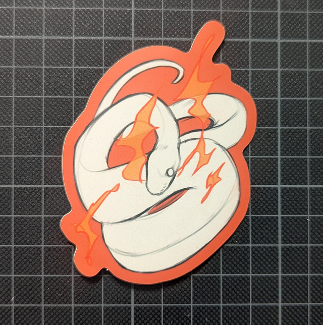 Flames Sticker
