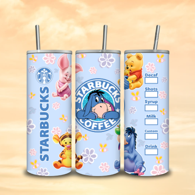 Tumbler Starbuck Winnie et ses Amis 3