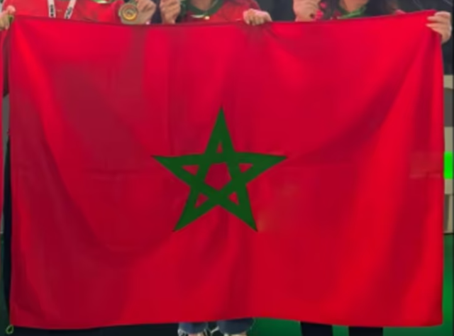 Grote vlag Marokko (150x90cm) Nieuw. 