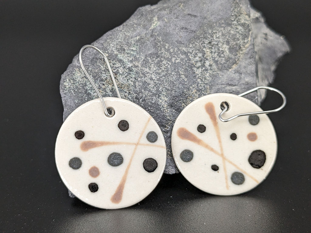 Boucles d'oreilles en céramique