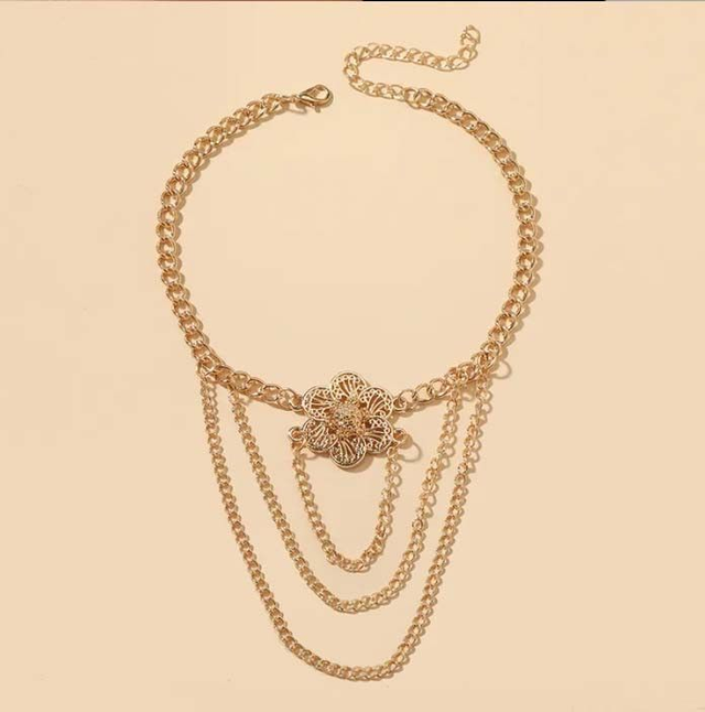 Bracelet de biceps Fleur et Chaines